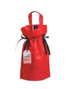 Opakowania i torebki na prezenty - Torba prezentowa worek na butelkę - Czerwony - miniaturka - grafika 1
