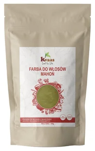 KVAAS FARBA HENNA DO WŁOSÓW MAHOŃ 100g - Wody i perfumy męskie - miniaturka - grafika 1