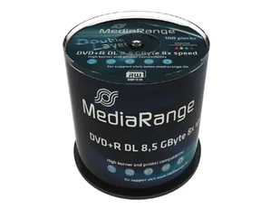 MediaRange MR471 płyta DVD 8,5 GB DVD+R DL 100 szt. - Nośniki danych - miniaturka - grafika 1
