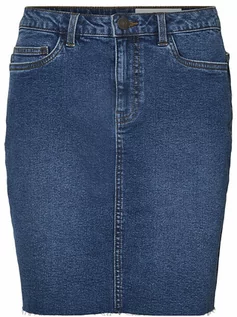 Spódnice - Noisy may Spódnica dżinsowa "Callie" w kolorze niebieskim - grafika 1