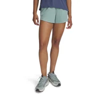 Spodenki damskie - Damskie Spodenki UNDER ARMOUR UA VANISH 3IN SHORT 1376935-348 – Oliwkowy - miniaturka - grafika 1