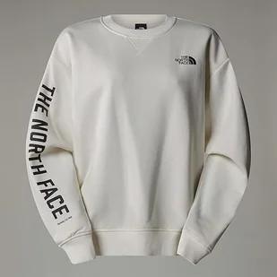 THE NORTH FACE Damska bluza Crew Varsity Graphic, White Dune, M - Bluzy damskie - miniaturka - grafika 1