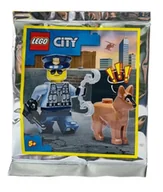 Klocki - LEGO City Zestaw - Police Officer with Dog 952109 polybag klocki - miniaturka - grafika 1