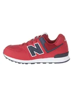 Buty dla dziewczynek - New Balance Sneakersy "574" w kolorze czerwonym - miniaturka - grafika 1