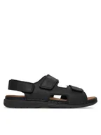 Sandały męskie - Rieker Sandały CEO-25558-01 Czarny - miniaturka - grafika 1