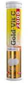 Witaminy i minerały - Olimp LABORATORIES Gold-Vit C 2000 smak pomarańczowy 20 tabletek musujących 3840761 - miniaturka - grafika 1