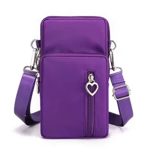 Torebka kopertówka na telefon portfel Etui ramię - Nerki - miniaturka - grafika 1