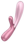 Wibratory i masażery - Satisfyer Satisfyer Hot Lover with Bluetooth and App Pink/Dark Pink - miniaturka - grafika 1