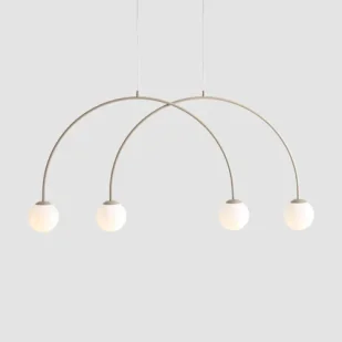 Una Beige S lampa wisząca 4xE14 - Lampy sufitowe - miniaturka - grafika 1