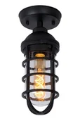 Lampy ogrodowe - Lucide LIMAL Czarna E27 IP44 Lampa sufitowa zewnętrzna 11875/01/30 11875/01/30 - miniaturka - grafika 1