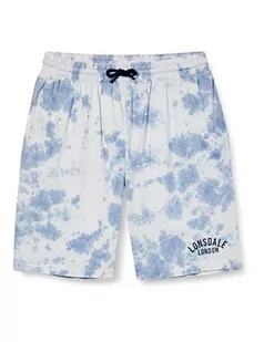 Lonsdale Męskie spodnie Melvich, niebieski (Washed Blue/Navy), XL (DE) - Spodenki męskie - miniaturka - grafika 1