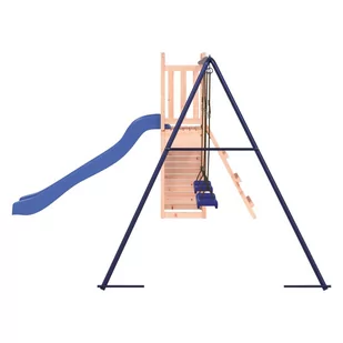 Domek ze zjeżdżalnią, huśtawkami i ścianką wspinaczkową Lumarko! - Place zabaw - miniaturka - grafika 4