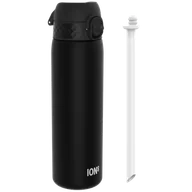 Bidony dla dzieci - Butelka ze słomką ION8 I8RF500BLKXS Black - miniaturka - grafika 1