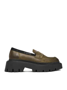 G-Star Raw Loafersy CEO-WI34-JOSIA-04 Zielony - Półbuty damskie - miniaturka - grafika 1