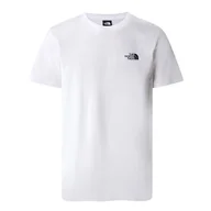 Koszulki męskie - Koszulka The North Face Simple Dome 0A87NGFN41 - biała - miniaturka - grafika 1