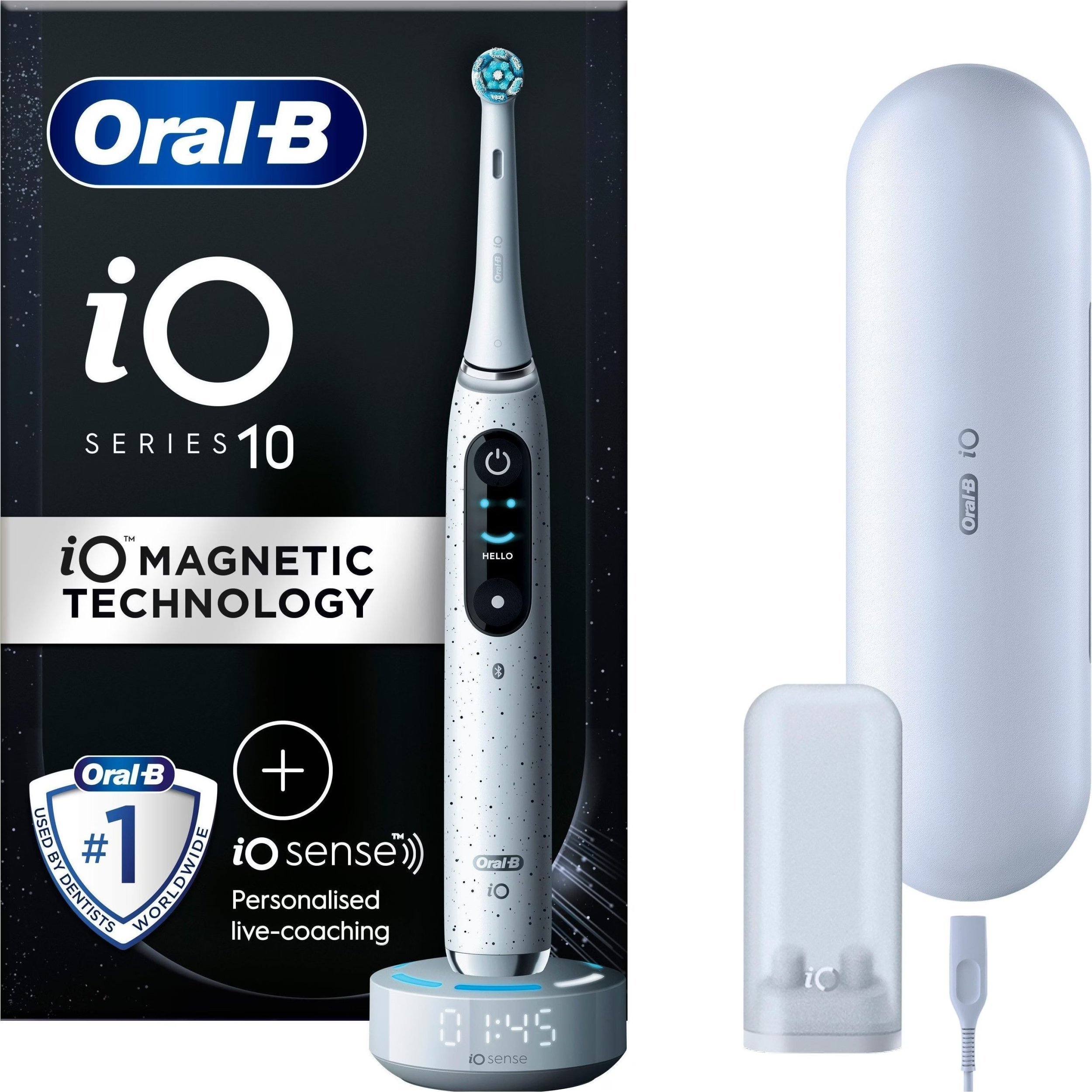 Oral-B iO Series 10 Eclipse Gold Special Edition Biały