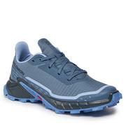 Buty trekkingowe damskie - Trekkingi Salomon Alphacross 5 W 473135 22 W0 Bering Sea/Carbon/Blue Heron - miniaturka - grafika 1