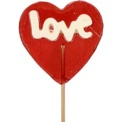 Gumy do żucia, lizaki, dropsy - LIZAK WALENTYNKOWY SERCE LOVE NA WALENTYNKI DZIEŃ MATKI BABCI 55GR 1SZT - miniaturka - grafika 1