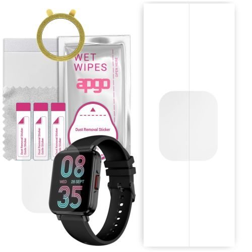 1x folia hydrożelowa ochronna do myPhone Watch LS - apgo Smartwatch Hydrogel Protection Ochrona na ekran smartwatcha