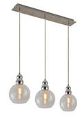 Lampy sufitowe - Auhilon Akso lampa wisząca 3-punktowa MD1632-3A Clear - miniaturka - grafika 1