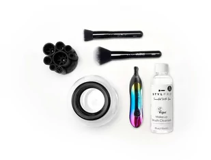 STYLPRO Makeup Brush Cleaner And Dryer Gift Set Rainbow - Urządzenie do czyszczenia pędzli - Pozostałe akcesoria do makijażu - miniaturka - grafika 2