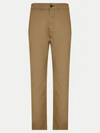 Spodnie męskie - Napapijri Chinosy M-Puyo NP0A4H98 Brązowy Slim Fit - miniaturka - grafika 1