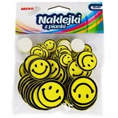 Przybory szkolne - BREWIS Naklejka ozdobna pianki Uśmiechy (54) - miniaturka - grafika 1