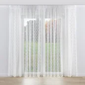 Firany - Firana na taśmie, ecru, Woale i firany - miniaturka - grafika 1