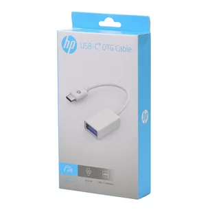 USB redukcja, (3.0), USB C (M) - USB A F, biała, Hewlett-Packard DHC-TC105 - Kable - miniaturka - grafika 1