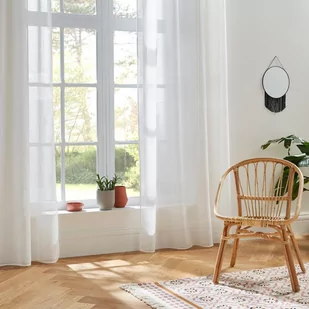 Atmosphera Firanka na przelotkach SAB 140 x 240 cm kolor biały 168809Z - Firany - miniaturka - grafika 1