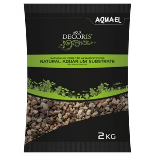 Aquael Żwir Naturalny Wielobarwny 3-5mm 2kg - Podłoże do akwarium - miniaturka - grafika 1