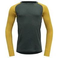Koszulki sportowe męskie - Koszulka męska Devold Expedition Man Shirt Rozmiar: XL / Kolor: żółty/zielony - miniaturka - grafika 1