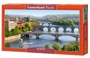 Castorland Puzzle 4000 Vltava Bridges in Prague CASTOR - Puzzle - miniaturka - grafika 1