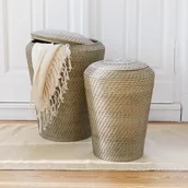 Pudła i pojemniki do przechowywania - Kosz na pranie, zestaw 2 szt. Nora - miniaturka - grafika 1