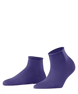 FALKE Kobiety Krótkie skarpety Cotton Touch W SSO Bawełna jednokolorowe 1 Para, Fioletowy (Rich Purple 8305), 39-42 - Skarpetki damskie - miniaturka - grafika 1