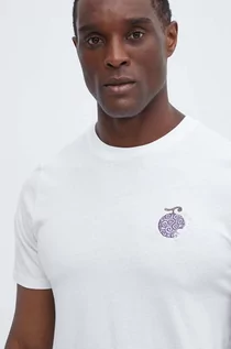 Koszulki męskie - Puma t-shirt bawełniany PUMA X ONE PIECE męski kolor beżowy z nadrukiem 624665 - grafika 1