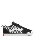 Buty dla chłopców - Vans Tenisówki Ward Slip-On VN0A3QU1PVJ1 Czarny - miniaturka - grafika 1