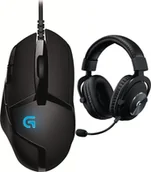 Myszki - Logitech G402 Hyperion Fury 910-004067 + G Pro X Czarne 981-000818 - miniaturka - grafika 1
