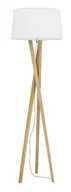 Lampy stojące - Luces Exclusivas MAICAO LE42095 Lampa podłogowa Drewniana Trójnóg z Abażurem - miniaturka - grafika 1