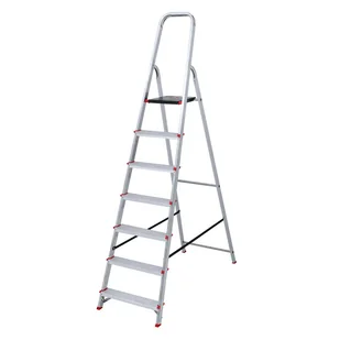 Venbos drabina 3070 6+1 150 kg - Drabiny - miniaturka - grafika 1