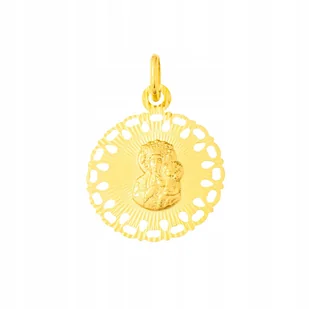 Zawieszka Złota Z Matką Boską Częstochowską 585 - Wisiorki - miniaturka - grafika 1