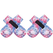 Skarpetki dla dzieci - EXPAWLORER Dwustronne skarpety dla psów, antypoślizgowe – miękka i oddychająca ochrona łap dla wszystkich psów, z regulowanymi paskami, lepsza kontrola trakcji do wnętrz, batikowe niebieskie, M - miniaturka - grafika 1