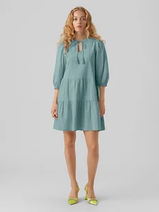 Vero Moda Sukienka w kolorze błękitnym - Sukienki - miniaturka - grafika 1