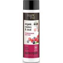 Organic Shop Shop Raspberry & Acai Vitamin Recharge Bath Foam piana do kąpieli 500ml - Kosmetyki do kąpieli - miniaturka - grafika 1