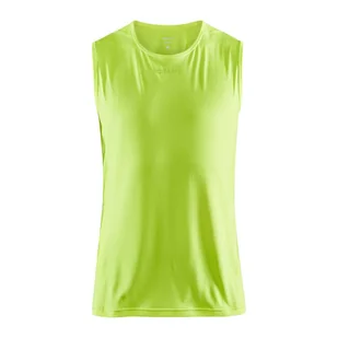 Męska koszulka bez rękawów CRAFT ADV ESSENCE SL TEE M 1908752-851000 – Zielony - Koszulki męskie - miniaturka - grafika 1