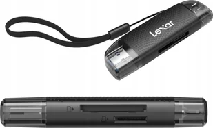 Czytnik Lexar Lexar Cardreader Dual Slot USB-A/C LRW310X Supports microSD and SD cards USB 3.1 - Czytniki kart pamięci - miniaturka - grafika 1