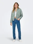 Kurtki damskie - ONLY Kurtka przejściowa w kolorze zielonym - miniaturka - grafika 1