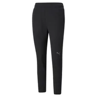 Dresy damskie - Spodnie dresowe damskie Puma EVOSTRIPE czarne 84707601-XS - miniaturka - grafika 1