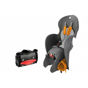 Kross Fotelik Wallaroo Grey/Orange 5904993327012 - Foteliki rowerowe - miniaturka - grafika 1