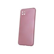 Etui i futerały do telefonów - TFO Nakładka Metallic do Samsung Galaxy A22 5G różowa - miniaturka - grafika 1